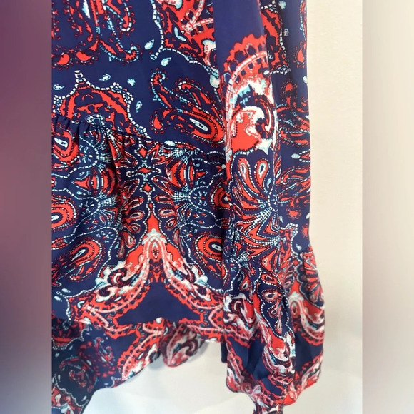 PARKER Paisley Halter Fit And Flare Dress Multi color size Small 100% Silk - Picture 7 of 14